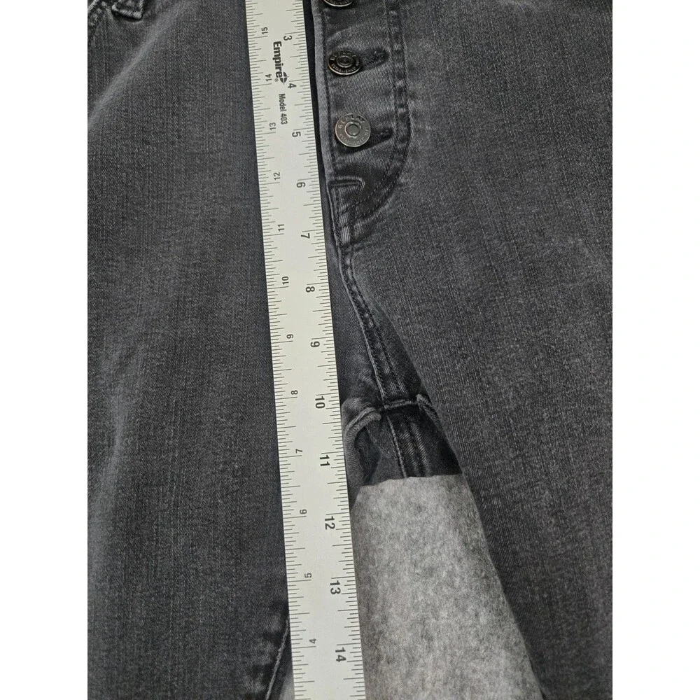 Replay PILAR Jeans Men 32x32 Black HYPERFLEX Slim Fit Stretch Logo Button Fly